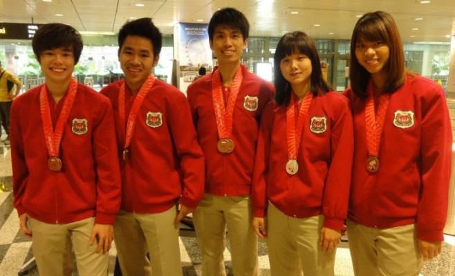All Five TKD Athletes Return with SEA Games Medals