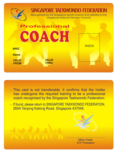Coach Cards for Special Pass Holders
