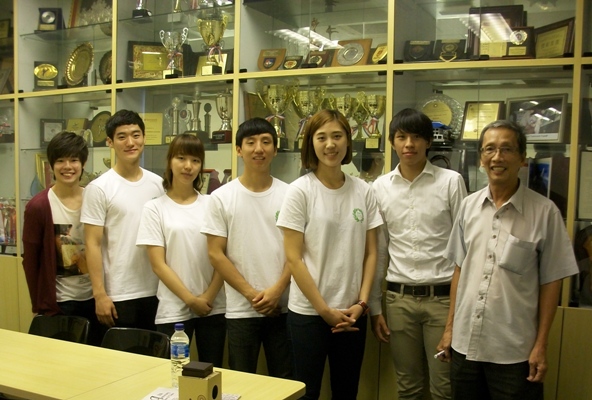 Courtesy Visits by Taekwondo Peace Corps Members