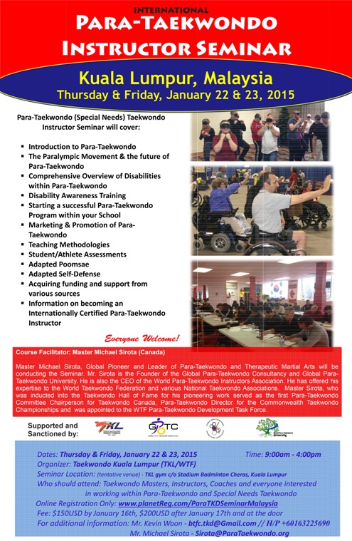 International Para-Taekwondo Instructor Seminar