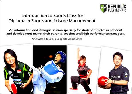 Juggle Studies and Sports Successfully at the Republic Polytechnic