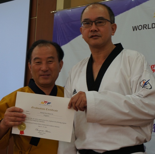 Michael Participates in International Course