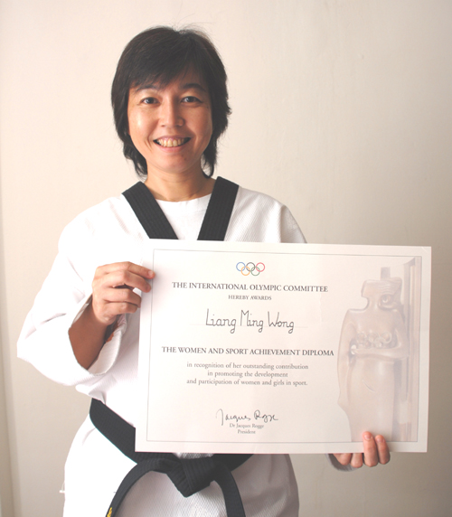 Singaporean Taekwondo Exponent Honoured