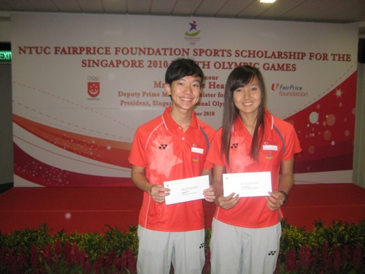 SNOC-NTUC Scholarship for Two Taekwondo Athletes