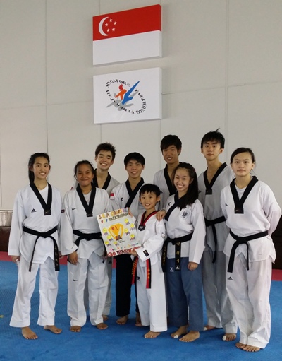 TAEKWONDO FLAGBEARERS FOR THE 28TH SEA GAMES