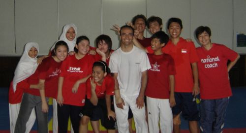 Training with the National Squad