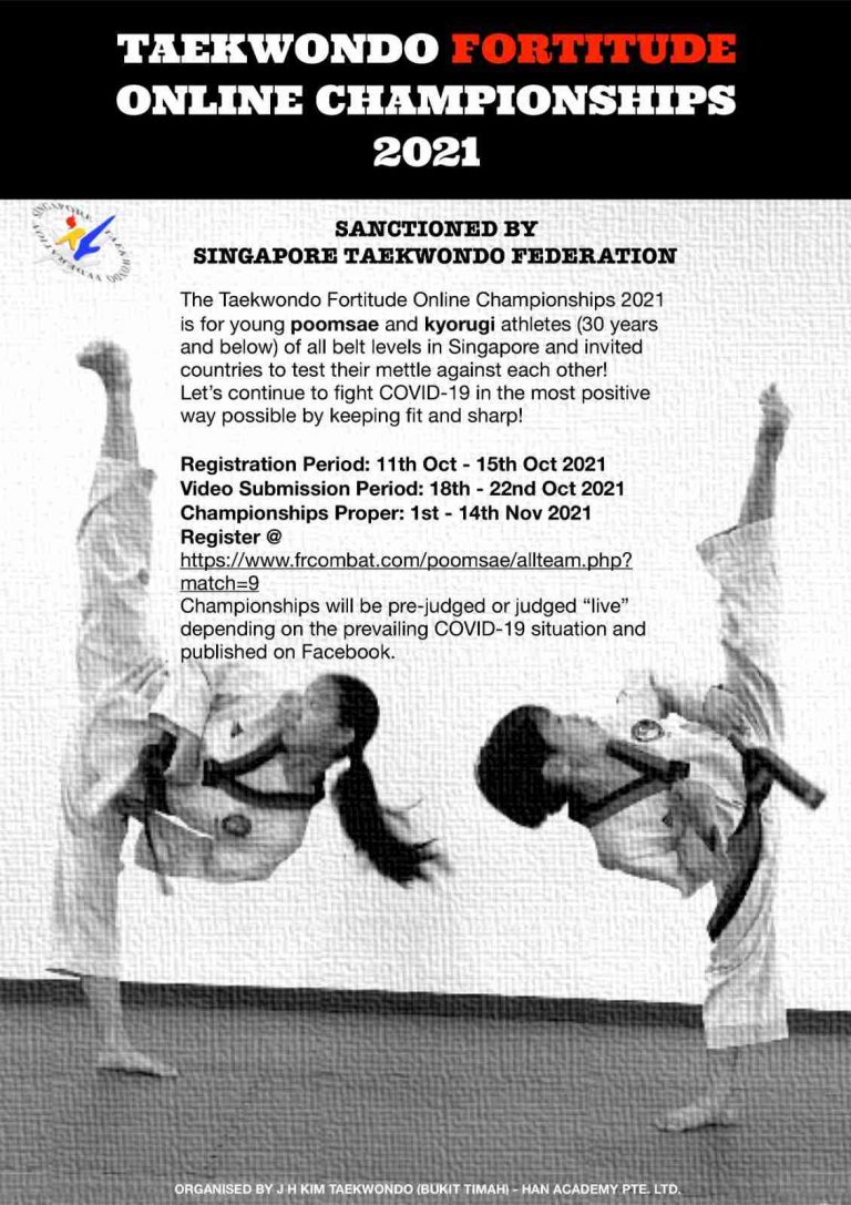 Taekwondo Fortitude Online Championships 2021