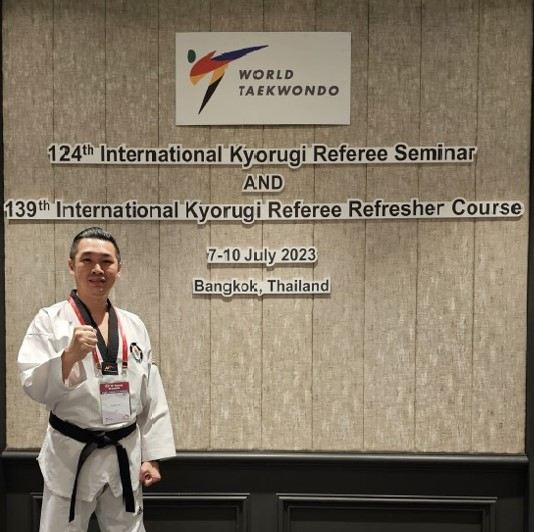 Congratulations to Mr Ng Keng Boon International Kyorugi Referee