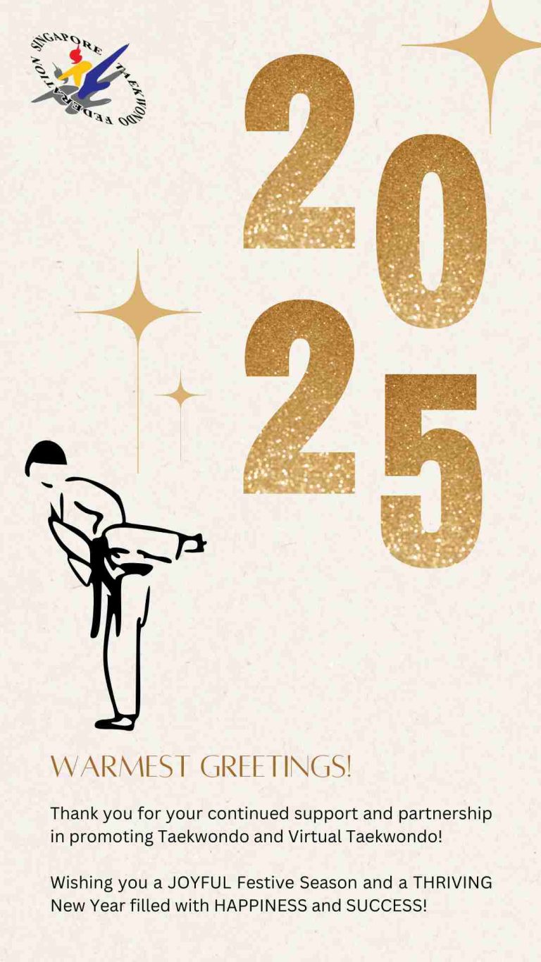 Season’s Greetings from the Singapore Taekwondo Federation
