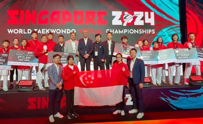Historic Accomplishment by Team Singapore Virtual Taekwondo Athletes at the inaugural Singapore 2024 World Taekwondo Virtual Championships