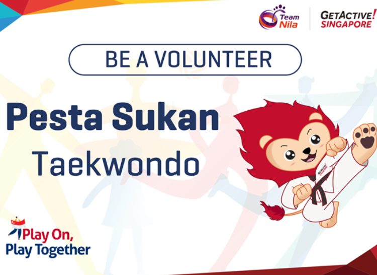 Calling for Sport Specialist Volunteers for GetActive! Singapore 2025 Pesta Sukan Taekwondo Competition!